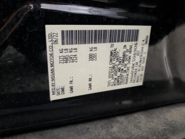 1N4AA6FV8NC506906 - 2022 NISSAN MAXIMA PLATINUM BLACK photo 13