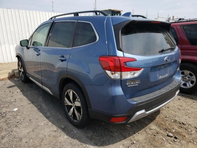 JF2SKAXC6MH492860 - 2021 SUBARU FORESTER TOURING BLUE photo 2