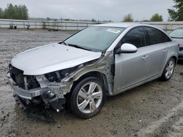 1G1P75SZ7E7101059 - 2014 CHEVROLET CRUZE SILVER photo 1