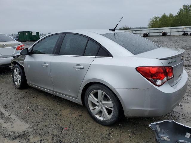 1G1P75SZ7E7101059 - 2014 CHEVROLET CRUZE SILVER photo 2