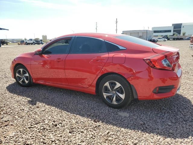 2HGFC2F62KH593613 - 2019 HONDA CIVIC LX RED photo 2