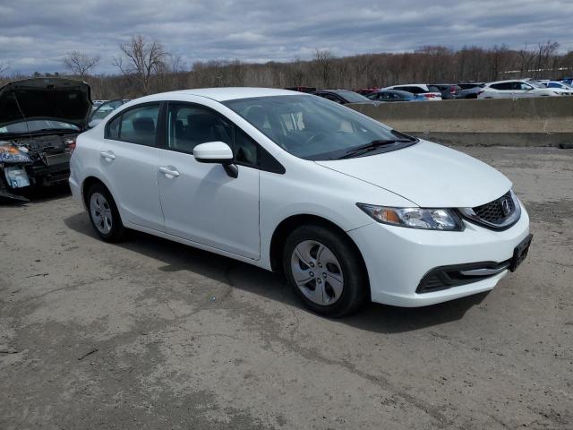 19XFB2F57FE054396 - 2015 HONDA CIVIC LX WHITE photo 4