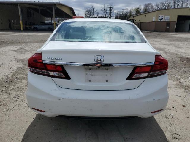 19XFB2F57FE054396 - 2015 HONDA CIVIC LX WHITE photo 6