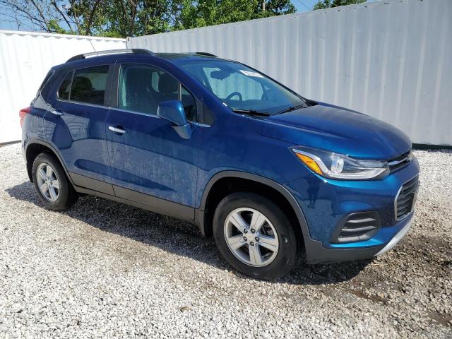 3GNCJPSB8LL137610 - 2020 CHEVROLET TRAX 1LT BLUE photo 4