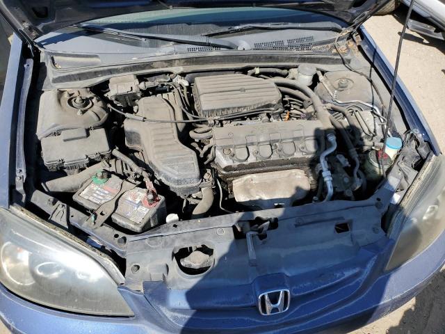 1HGEM22923L002368 - 2003 HONDA CIVIC EX BLUE photo 11