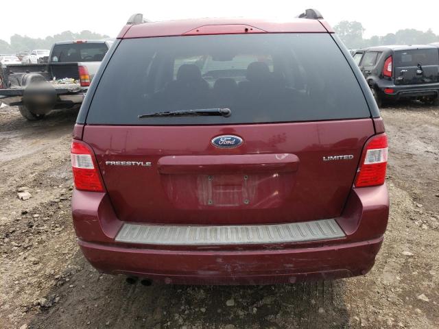 1FMDK03196GA57700 - 2006 FORD FREESTYLE LIMITED BURGUNDY photo 6