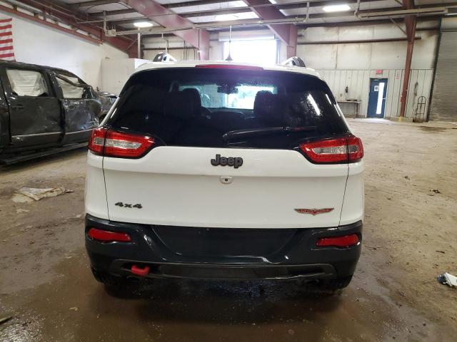 1C4PJMBS6FW572245 - 2015 JEEP CHEROKEE TRAILHAWK WHITE photo 6
