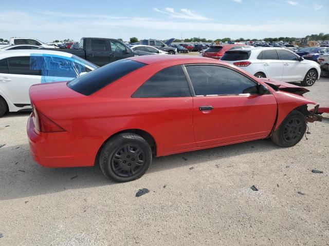 1HGEM22511L119207 - 2001 HONDA CIVIC LX RED photo 3