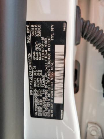 YV440MDR9H2059434 - 2017 VOLVO XC60 T5 DYNAMIC თეთრი ფოტო 12