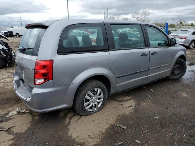 2C4RDGBGXDR588225 - 2013 DODGE GRAND CARA SE SILVER photo 3