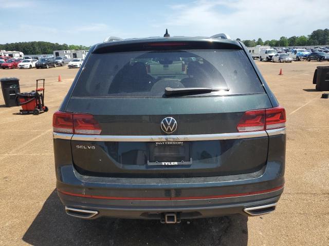 1V2ER2CA5MC528910 - 2021 VOLKSWAGEN ATLAS SEL 绿色 照片 6