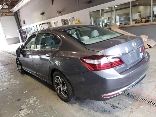 1HGCR2F36GA123954 - 2016 HONDA ACCORD LX GRAY photo 2