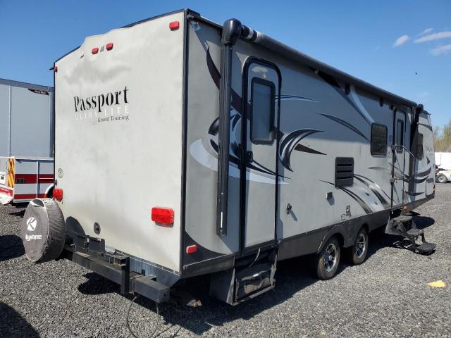 4YDT28127FT410398 - 2015 KEYSTONE PASSPORT TWO TONE photo 4