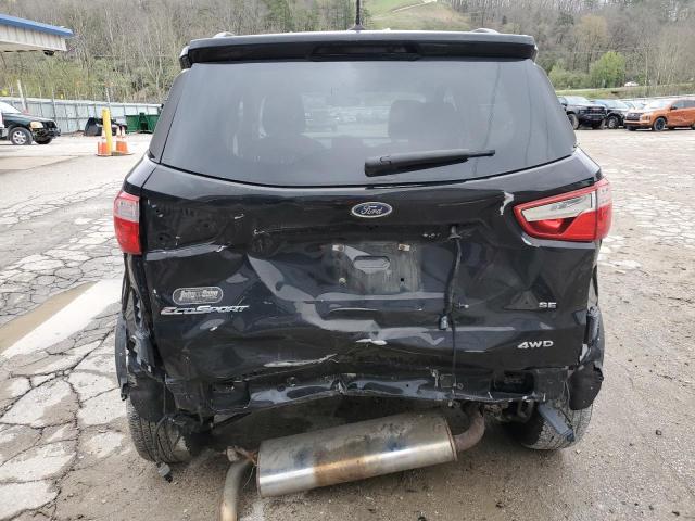 MAJ6S3GL1KC279035 - 2019 FORD ECOSPORT SE შავი ფოტო 6