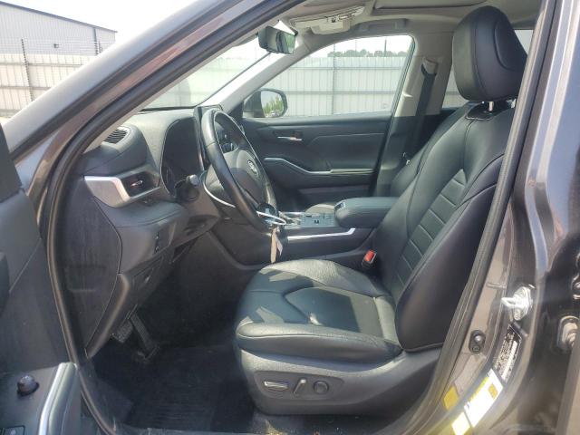 5TDGZRAH8MS056347 - 2021 TOYOTA HIGHLANDER XLE CHARCOAL photo 7
