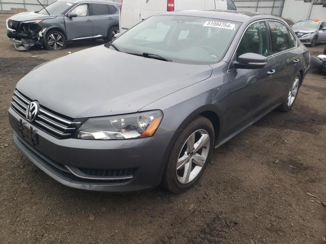 1VWBP7A34DC087117 - 2013 VOLKSWAGEN PASSAT SE GRAY photo 1