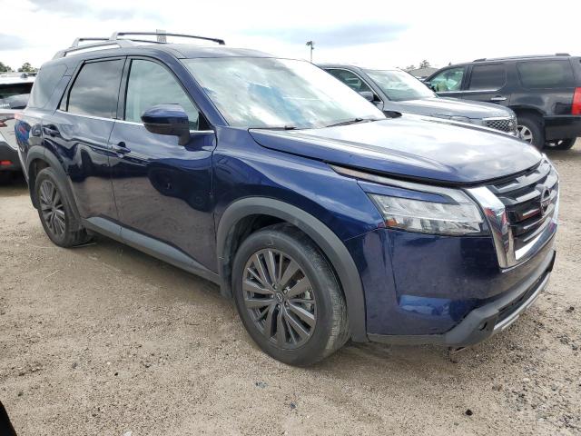 5N1DR3CB6NC221450 - 2022 NISSAN PATHFINDER SL BLUE photo 4