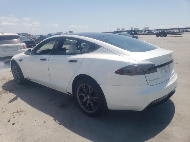 5YJSA1E59MF451290 - 2021 TESLA MODEL S თეთრი ფოტო 2