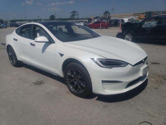 5YJSA1E59MF451290 - 2021 TESLA MODEL S თეთრი ფოტო 4
