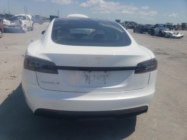 5YJSA1E59MF451290 - 2021 TESLA MODEL S თეთრი ფოტო 6