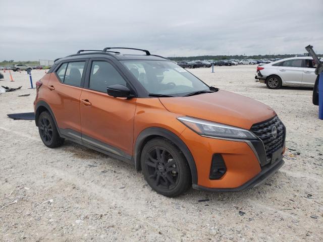 3N1CP5DV1PL484191 - 2023 NISSAN KICKS SR ORANGE photo 4