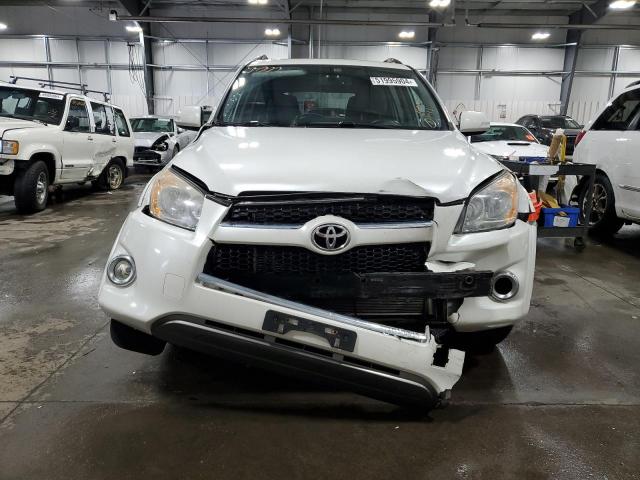 2T3DF4DV2BW167696 - 2011 TOYOTA RAV4 LIMITED WHITE photo 5