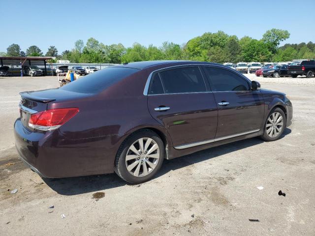 4T1BK3DB7BU397617 - 2011 TOYOTA AVALON BASE BURGUNDY photo 3