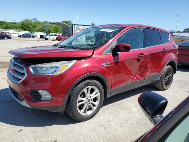 1FMCU0GDXHUC08915 - 2017 FORD ESCAPE SE BURGUNDY photo 1