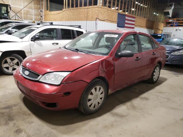 1FAFP34NX5W214551 - 2005 FORD FOCUS ZX4 RED photo 1