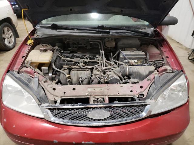 1FAFP34NX5W214551 - 2005 FORD FOCUS ZX4 RED photo 11