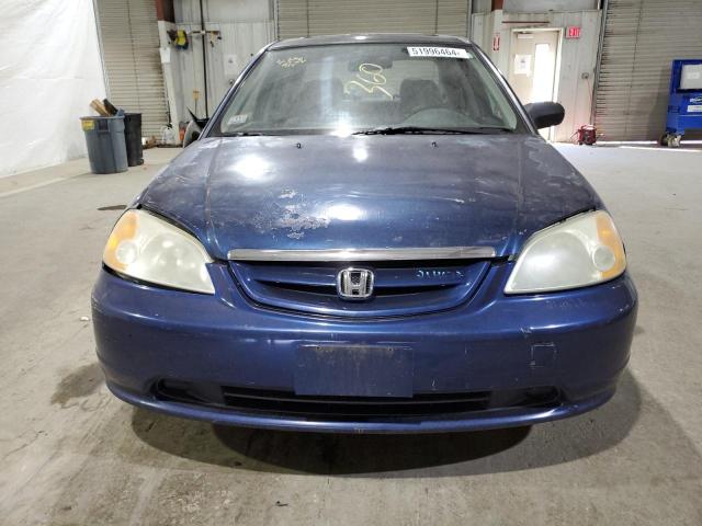 2HGES26743H606841 - 2003 HONDA CIVIC EX BLUE photo 5