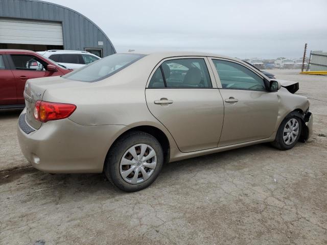 1NXBU40E99Z147113 - 2009 TOYOTA COROLLA BASE GOLD photo 3