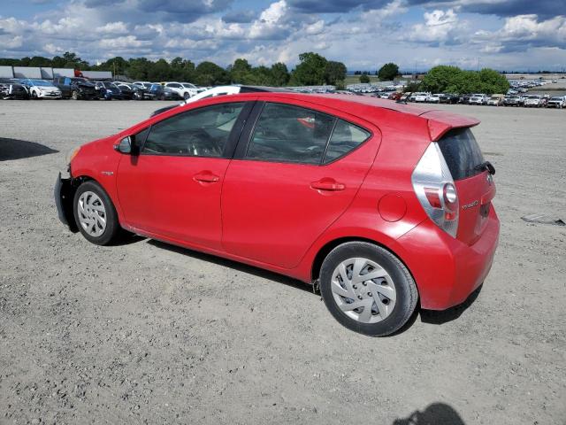 JTDKDTB39D1554434 - 2013 TOYOTA PRIUS C RED photo 2