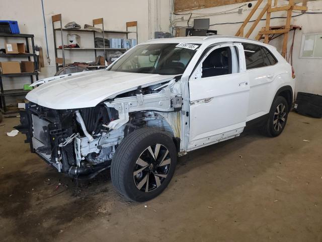 1V2LC2CA0MC241659 - 2021 VOLKSWAGEN ATLAS CROS SE WHITE photo 1