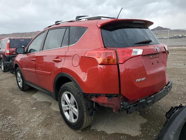 2T3WFREV5EW127881 - 2014 TOYOTA RAV4 XLE RED photo 2