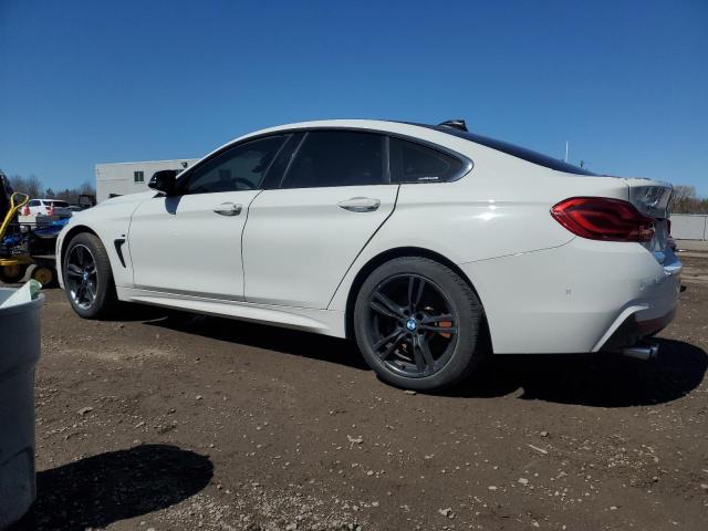 WBA4J3C55KBL05053 - 2019 BMW 430XI GRAN COUPE WHITE photo 2