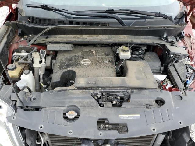 5N1AR2MN3FC663318 - 2015 NISSAN PATHFINDER S 栗色 照片 12