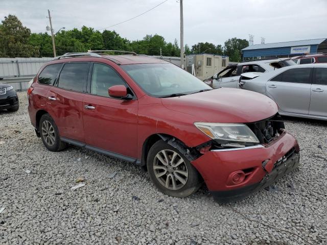 5N1AR2MN3FC663318 - 2015 NISSAN PATHFINDER S 栗色 照片 4