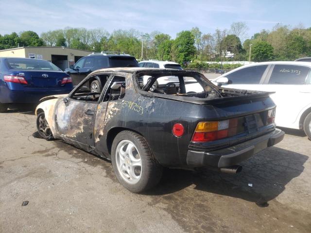 WP0AA092XHN455846 - 1987 PORSCHE 924 S BLACK photo 2