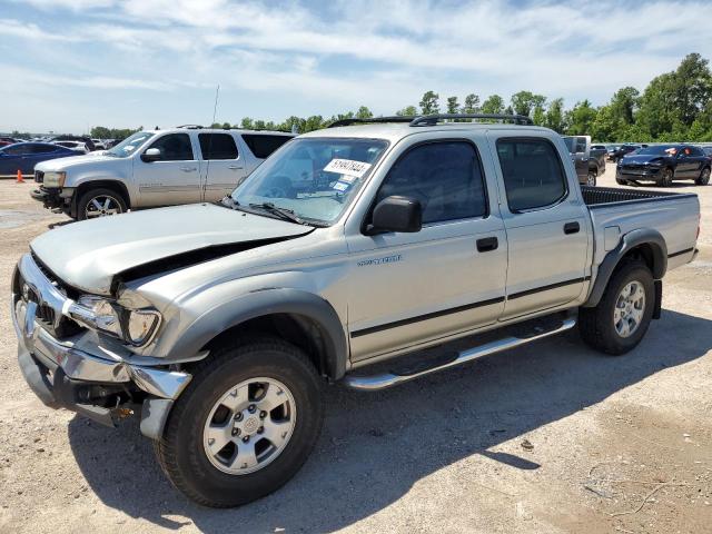 5TEGN92N41Z878254 - 2001 TOYOTA TACOMA DOUBLE CAB PRERUNNER SILVER photo 1
