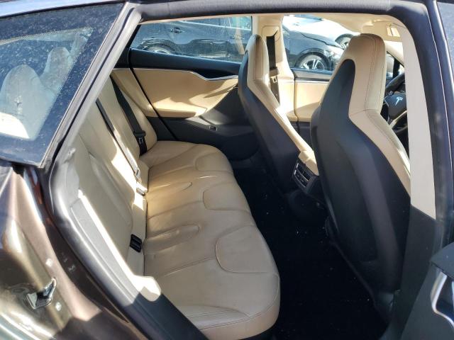 5YJSA1CN7DFP25010 - 2013 TESLA MODEL S BROWN photo 10