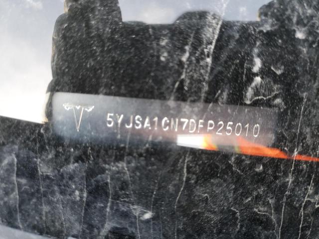 5YJSA1CN7DFP25010 - 2013 TESLA MODEL S BROWN photo 12