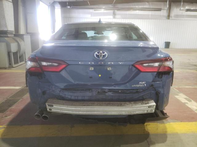 4T1G31AK8RU062596 - 2024 TOYOTA CAMRY SE NIGHT SHADE BLUE photo 6