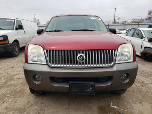 4M2ZU86K33UJ13290 - 2003 MERCURY MOUNTAINEE RED photo 5