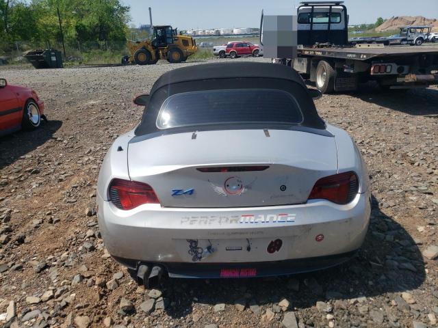 4USBU53586LX00156 - 2006 BMW Z4 3.0SI SILVER photo 6