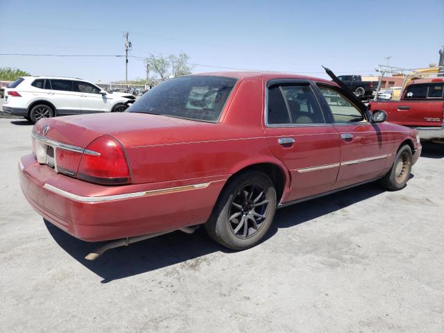 2MEFM75W8WX649316 - 1998 MERCURY GRAND MARQ LS RED photo 3