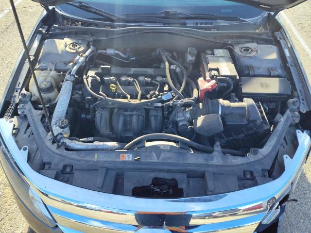 3FAHP0HA2BR304967 - 2011 FORD FUSION SE GRAY photo 11