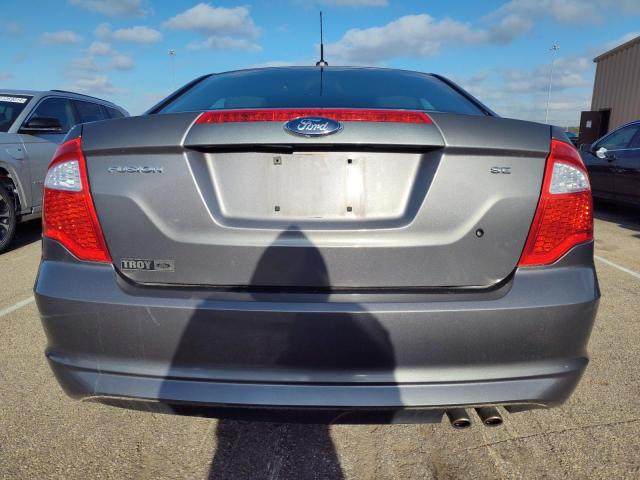 3FAHP0HA2BR304967 - 2011 FORD FUSION SE GRAY photo 6