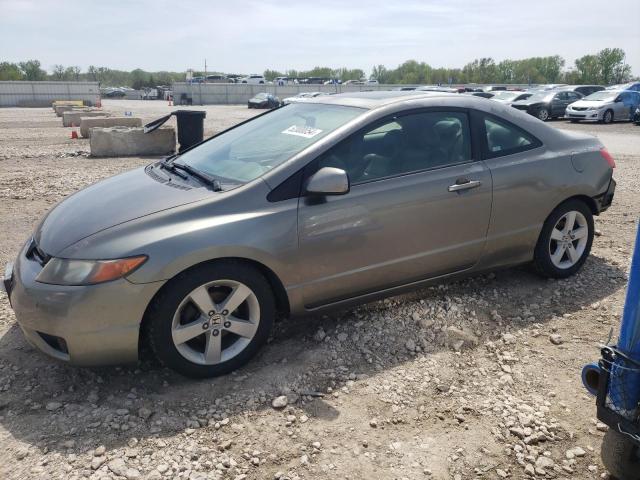 2HGFG12866H570802 - 2006 HONDA CIVIC EX GRAY photo 1