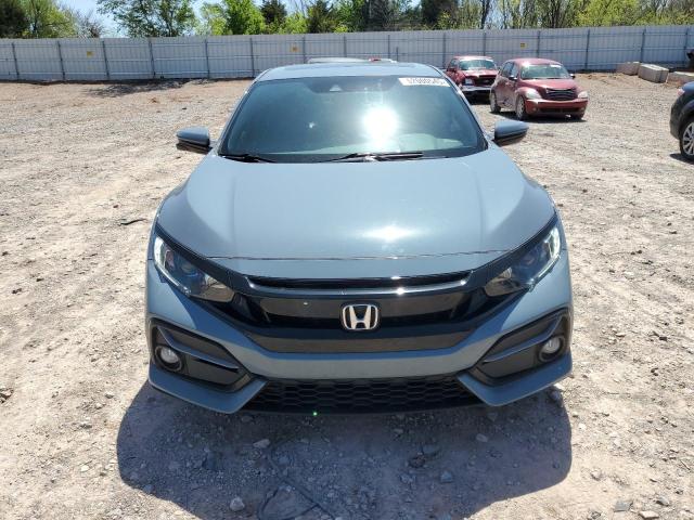 SHHFK7H81LU212935 - 2020 HONDA CIVIC EXL BLUE photo 5